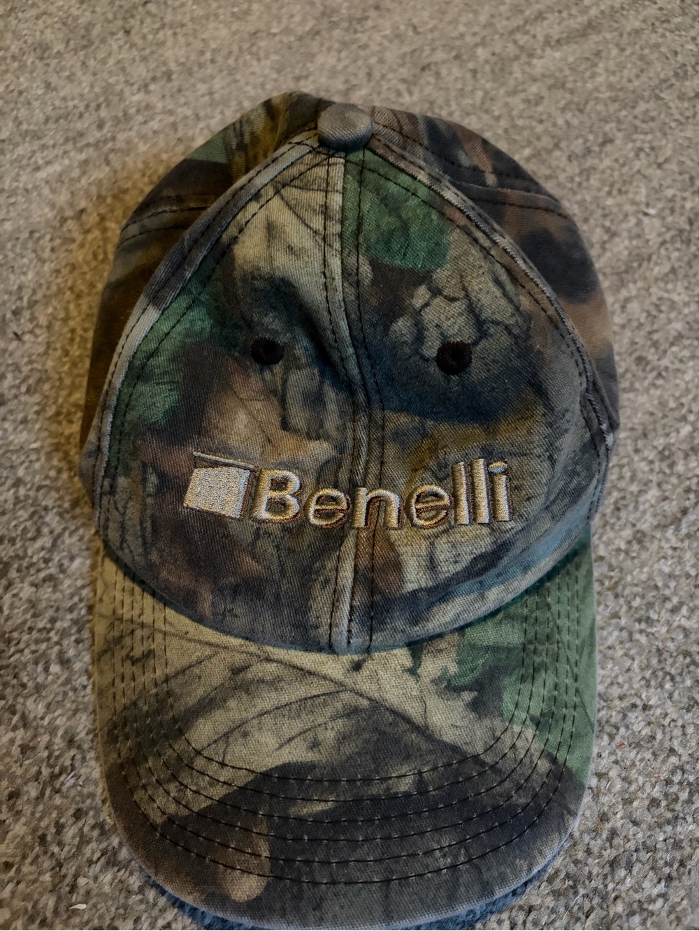 Camo Baseball Cap - Green/Brown